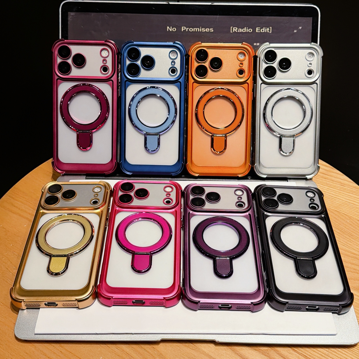 新款防摔18promax樱桃红支架磁吸磨砂无线充电适用iphone17promax/16手机壳苹果1防摔高级感男生新款简