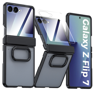 Flip 7防摔折叠手机壳 适用于三星 清风004肤感半透指环中文版