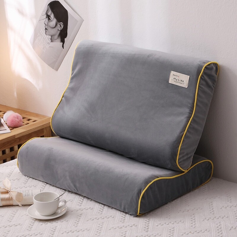 速发乳胶枕头枕x单人40套60珊瑚绒枕胶记忆橡枕套儿童单个0x50