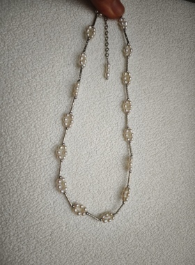 原创设计编织baby珍珠天然淡水无核珍珠项链女小众高级感女锁骨链