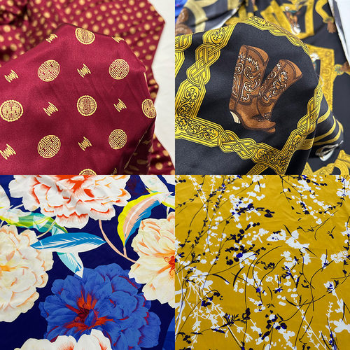 蚕之语桑蚕丝服装零布料花色面料