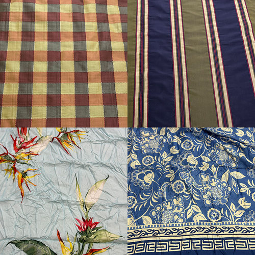 桑蚕丝各类真丝混纺服装床品零料