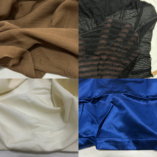 床品零布料按张出售 桑蚕丝面料丝棉缎丝毛服装 蚕之语C8921 C8940