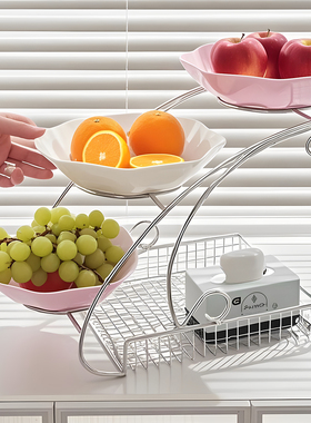 水果盘客厅家用茶几高端小精致高颜值轻奢糖果零食摆放盘2025新款