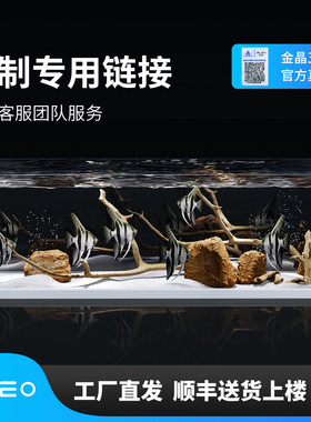 莱易欧金晶超白玻璃定制鱼缸
