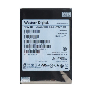 1.92 3.84 7.68TB 2.5寸企业级SSD SN840 nvme 西数