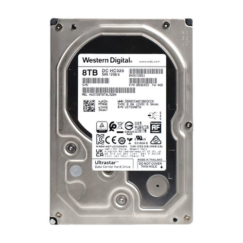 WD/西部数据 HUS728T8TAL5204 HC320 8T SAS 3.5寸企业级硬盘