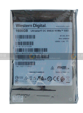 WD/西数SN640 SN630 960/1600/1920GB U2 2.5寸企业级SSD nvme U3