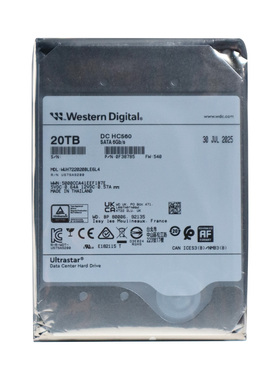 WD/西数HC560 WUH722020BLE6L4 20TB7.2K SATA3氦气企业级硬盘20T