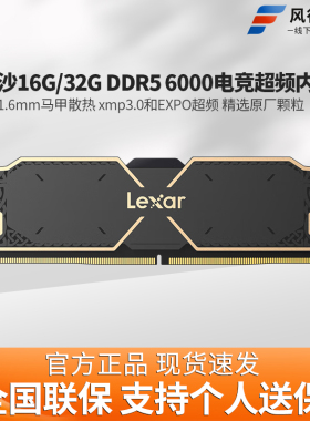 雷克沙雷神铠DDR5内存条C32/C36 32G 16G*2套条6000 6400台式内存