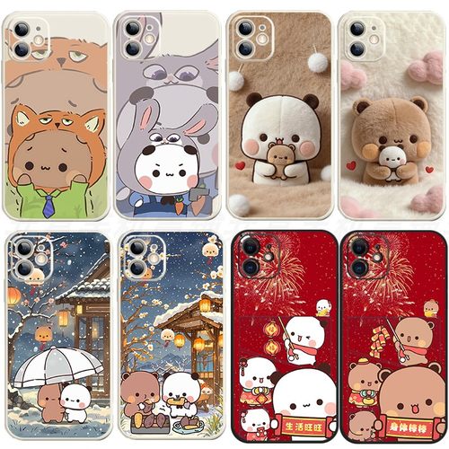 迎新春喜庆布布一二手机壳适用苹果17/16/15新年14plus马年13情侣iphone12promax硅胶11一加TURBO6v/Ace6