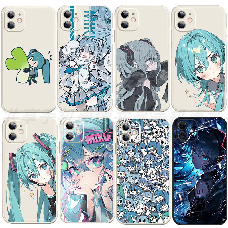miku初音未来软硅胶手机壳适用OPPOFindx9x8日漫Reno15二次元vivox300x200 s50s30s20s19 iqoo15/13 neo10/11