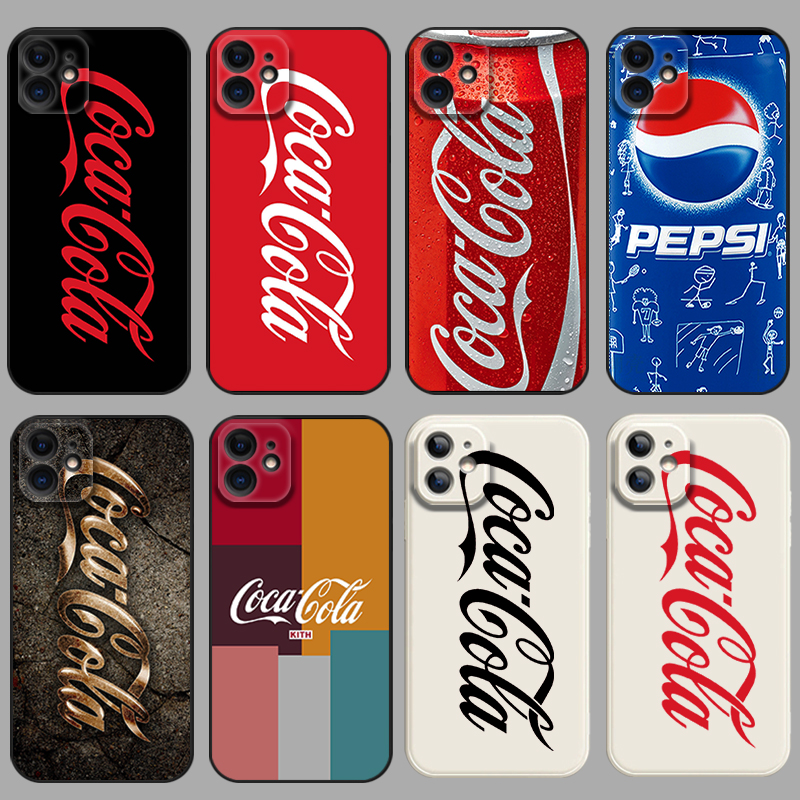 可口可乐手机壳适用苹果iPhone17/16/14饮料红米note12Turbo夏季K90k80k70小米15夏日Civi3个性趣味一加Ace6