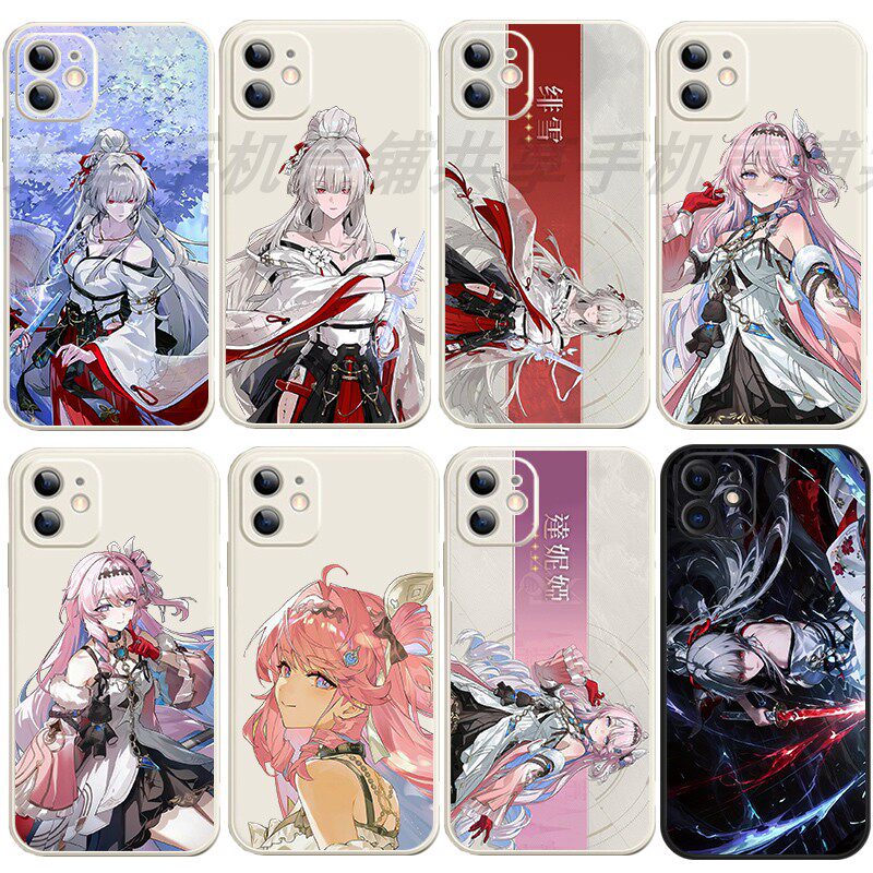 鸣潮绯雪手机壳适用苹果17e/16/15达妮娅14plus周边13硅胶iphone12promax/11一加Ace6t全包TURBO6V防摔魅族21