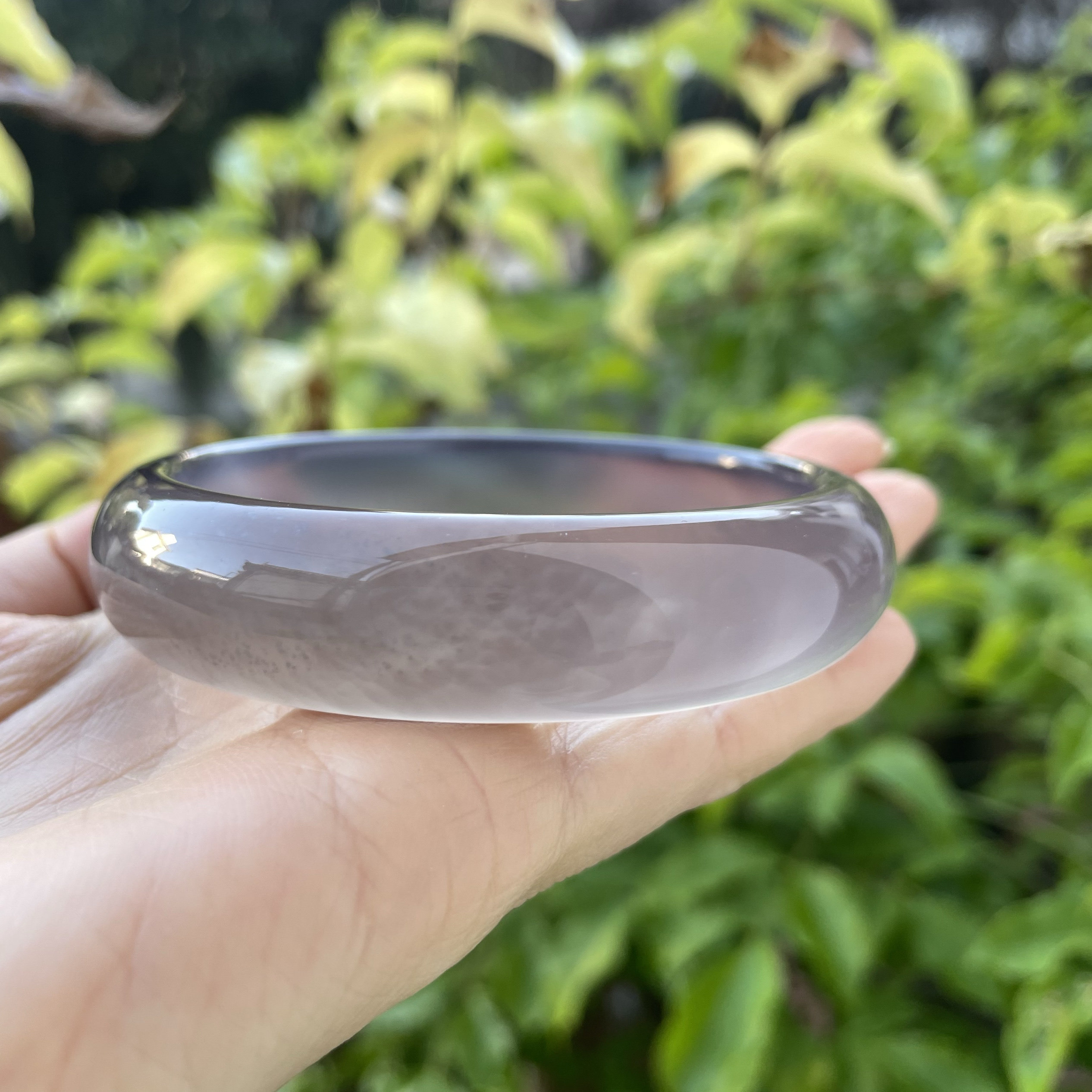 『青禾淑坊』天然玛瑙手镯 复古国风古典镯 {昨夜星辰昨夜风}60MM