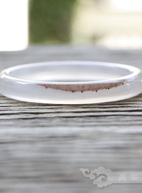 青禾淑坊天然玛瑙手镯玉石复古