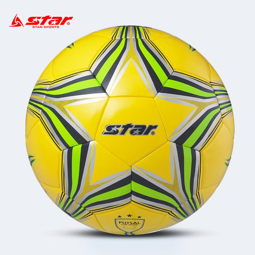 世达 star FB524-05 成人足球贴皮五人制PU室内低弹比赛用足球4号