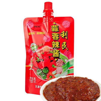 包邮天津利民蒜蓉辣酱