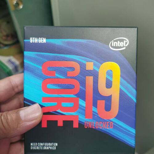 请议价-Intel英特尔i9-9900K CPU处理器，盒装未拆封，