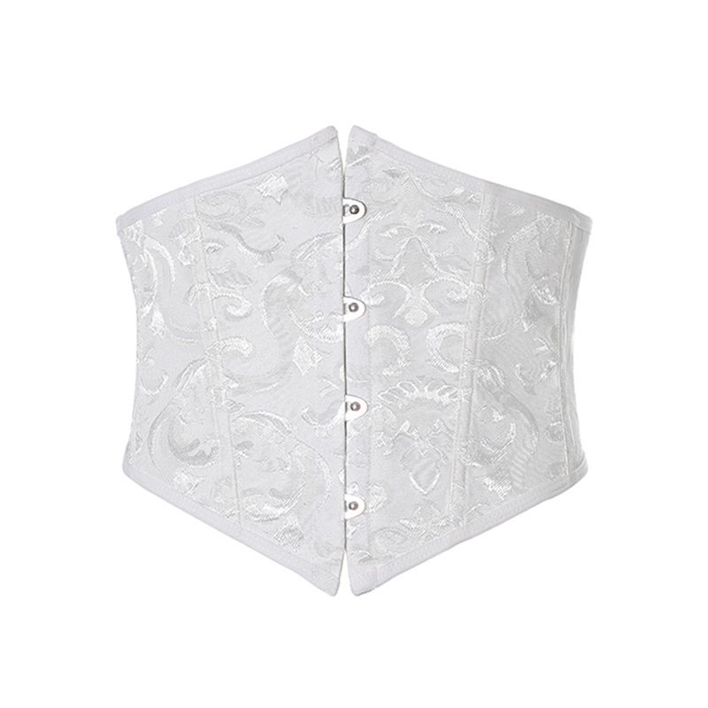 短款洛丽塔腰封鱼骨束腰绑带新娘收腹塑身衣宫廷塑形内衣复古马甲