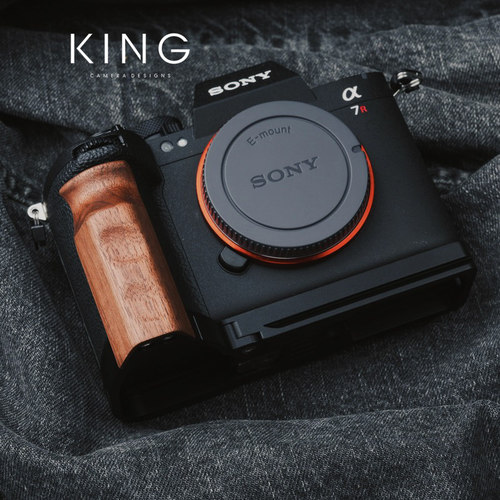 【手感强烈】A7R6相机木手柄铝合金底座 a7r6快装手柄阿卡快装