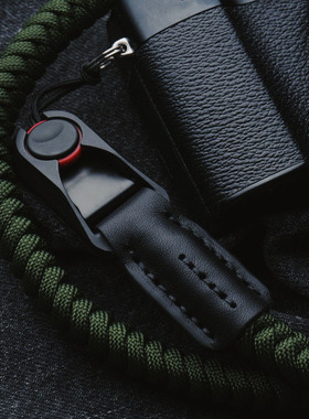 【皮套款】相机背带通用快装扣编织绳款复古富士索尼GR3佳能挂脖