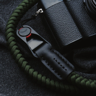 【皮套款】相机背带通用快装扣编织绳款复古富士索尼GR3佳能挂脖