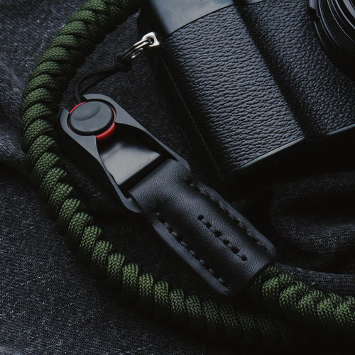 【皮套款】相机背带通用快装扣编织绳款复古富士索尼GR3佳能挂脖