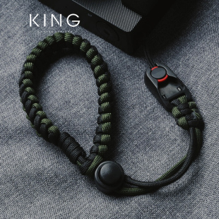 双色编织绳小卡扣款 相机腕带 富士索尼徕卡通用 迷你卡扣