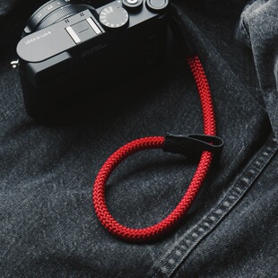 复古皮套富士索尼徕卡通用 登山绳相机腕带皮套款 King原创