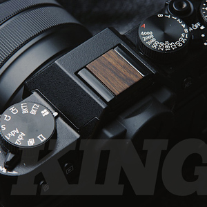 【KING】富士X-T30三代二代 X-H2s专用复古木制热靴盖 XH2 XT50