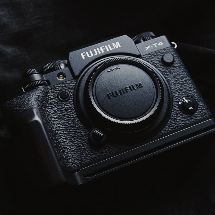 【king】富士x-t4相机手柄铝合金底座 xt4核桃木手柄底座