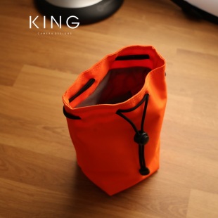 镜头收纳防磨加厚设计富士X100全系 抽绳收纳桶包 加厚硬底