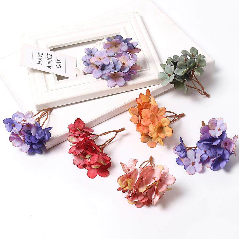 复古绣球花朵 仿真花假花绢花 婚庆花墙装饰 diy手作古风汉服头饰