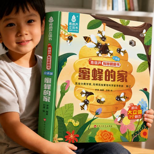 全套10册青葫芦超大立体翻翻书