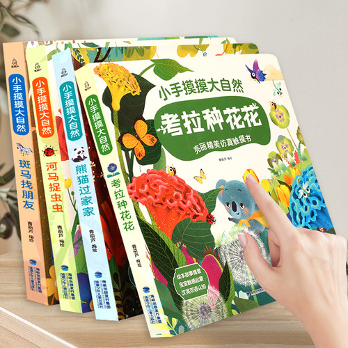 新款亮丽精美仿真触摸书