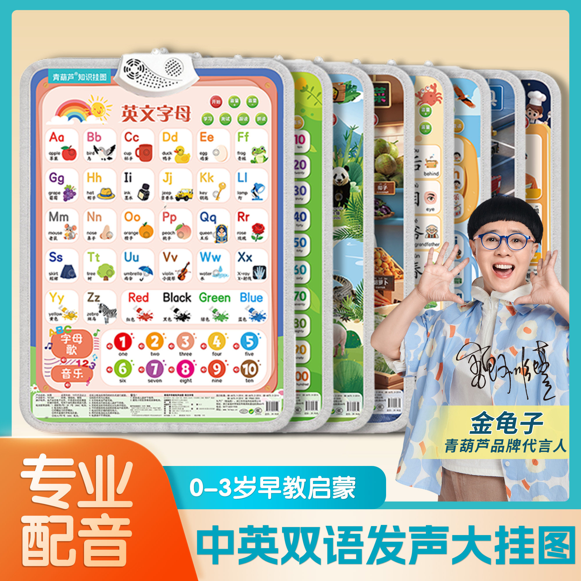青葫芦知识挂图有声早教宝宝认知图片