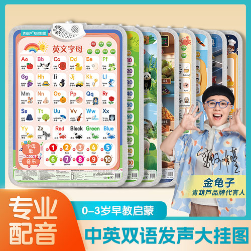 青葫芦知识挂图有声早教宝宝认知