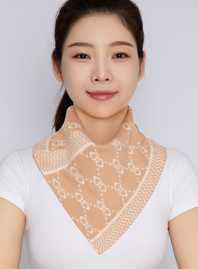 羊毛蚕丝护颈围脖保暖加厚女冬季