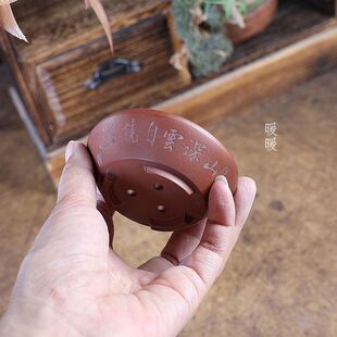 『观云斜口圆盆』暖暖精选宜兴原矿手工微型盆景盆张克磊掌中宝