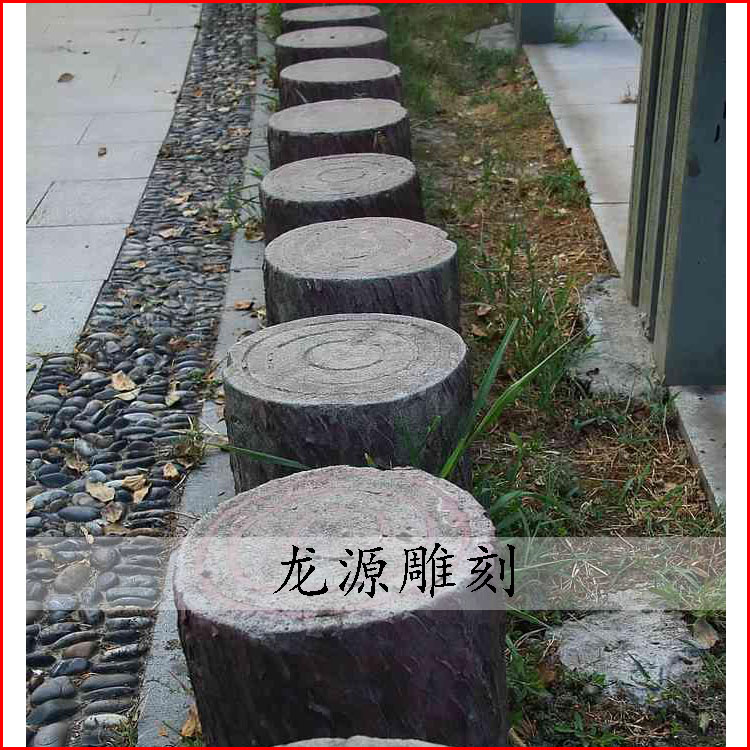 仿木树桩仿树皮树桩树墩仿木座凳河道驳岸仿木桩水泥