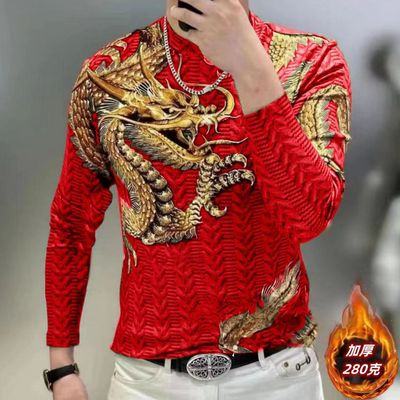 长袖打底衫004中国风中青年