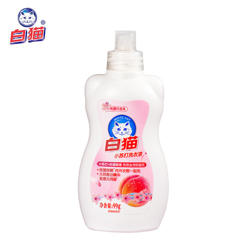 白猫小苏打洗衣液99g机洗手洗