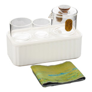 旅行茶具定制logo2026新款轻奢高档一壶两杯收纳包玻璃快客杯套装