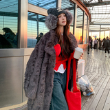 【现货】小湖羊环保皮草皮毛一体2459-P285-K428，女装皮草，柏妮丝绮