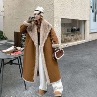 P275 2577 简约DA牌皮毛一体外套 K408 现货