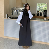 【新款】假两件连衣裙2602-P145-K238，女装连衣裙，柏妮丝绮