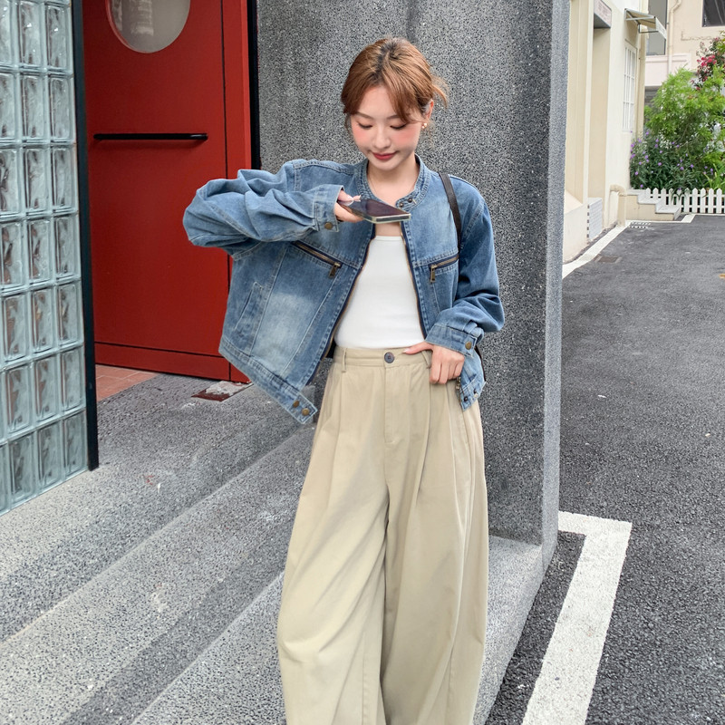 【新款】休闲宽松牛仔外套2560-P135-K198,女装短外套,柏妮丝绮