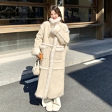 【新款】加厚长款皮毛一体外套2588-P285-K428，女装派克服，柏妮丝绮