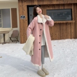 【新款】双面穿粉色皮毛一体2583-P265-K398，女装派克服，柏妮丝绮